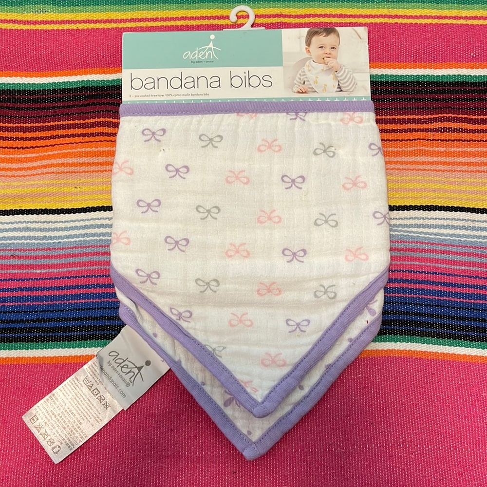 ♥️{3 for $30} 👶🏽 Aden + Anais bandanna bibs